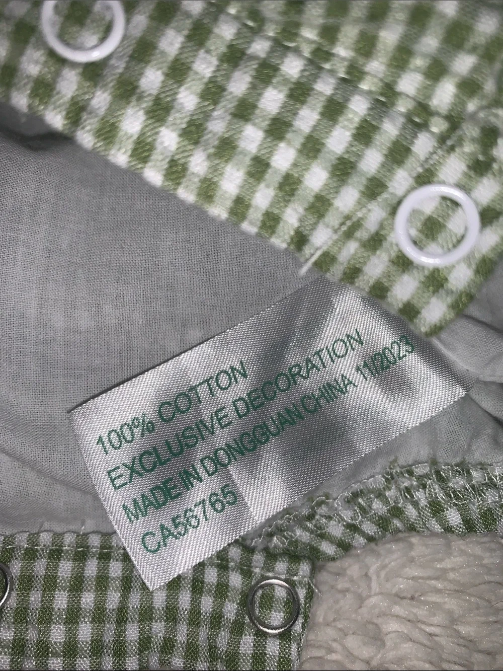Lil Cactus Green Alligator Gingham Bubble Romper 6-12M EUC